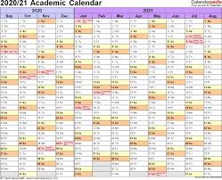 Academic Calendars 2020 2021 Free Printable Word Templates School Calendars 2020 2021 Free Printable Pdf Te In 2020 Academic Calendar School Calendar Calendar Template