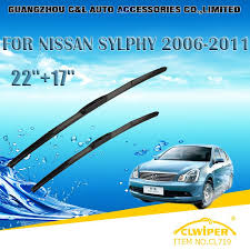 Wiper Blades For Nissan Sylphy 2006 2011 2007 2008 2009 2010 22 17 Car Windscreen Wiper Windshield Wiper Blade Windscreen Wipers Exclusive Cars Wiper Blades
