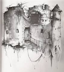 Floating Castle Scary Art Art Horror Art