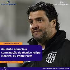 O Goiatuba acertou a contratação do técnico Felipe Moreira, de 43 anos,  para a temporada 2025. O anuncio oficial ocorreu na manhã desta  quarta-feira (13), nas redes sociais do clube. Felipe Moreira