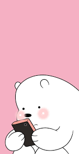 We Bare Bears Icebear Cute Webarebears Icebear Cute Kartun Boneka Hewan Ilustrasi Karakter
