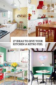 ideas to give your kitchen a retro feel