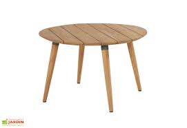 table de jardin ronde en bois de teck sophie studio teak 120 cm hartman teak esstisch teak holz