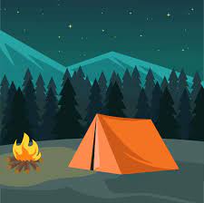 Download Night Camping Illustration Vector Vector Art Choose From Over A Million Free Vectors Clipart Graphics Camping Art Illustration Mountain Illustration