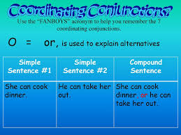 Independent clauses are complete thoughts that could plausibly stand on their own. Compound Sentences And Coordinating Conjunctions Ppt Download