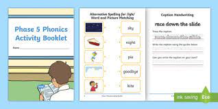 Consonants game vowels (uk) 7. Phase 5 Phonics Letters And Sounds Activity Booklet