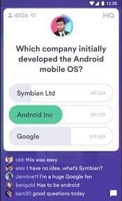 Hq trivia questions and answers trivia question and answers are one of the best ways of getting and increasing your knowledge or to learn more about different things. Hq Trivia 1 53 3 Descargar Para Android Apk Gratis