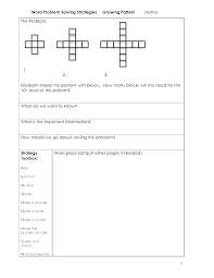 Growing Patterns Math Patterns Kindergarten Math Patterns Pattern Worksheet