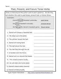 Mosttrends Info Verb Worksheets Future Tense Verbs Past Tense Worksheet