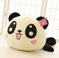 Cute Silly Asian Panda Stuffed Animal With Hearts Panda Stuffed Animal Cute Plush Plush Dolls
