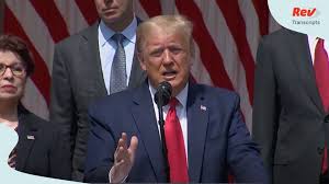 Donald Trump Press Conference Transcript On Jobs Report Says This Is A Great Day For George Floyd Rev