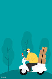 Delivery Boy On A Scooter With Parcel Boxes Checking Customer Location Map Vector Free Image By Rawpixel Com Aum In 2020 Vector Free Free Illustrations Parcel Box