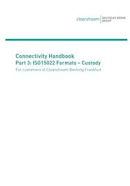 M'a frappé par son extrême violence, même si elle s'est déroulée doucement, selon la mécanique bien huilée des mandats de dépôt décernés à l'audience : Connectivity Handbook Part 3 Iso15022 Formats Clearstream