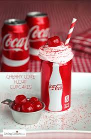 Cherry Coke Float Cupcakes Recipe Coke Float Coke Cupcakes Eat Cake