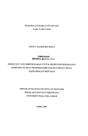 Dulu harga getah mahal, tapi sekarang udah turun, bahkan tidak laku lagi. Pdf Ums Universiti Malaysia Sabah