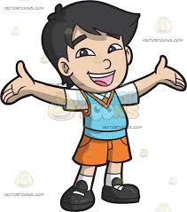 Black And White Shorts Clipart A Happy Primary School Boy In His Uniform School Boy Primary School Black Hair Boy