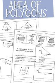No Prep Activity That S Great For Introducing Area Of Polygons Area Of Rectangles Triangles Parallelograms And Area Worksheets Polygon Middle School Math