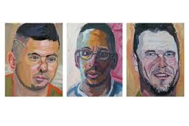 The vast majority of the paintings are tightly cropped portraits painted from photographs. George W Bush Has Ruined Art Clyde Fitch Report
