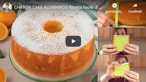 Mi chiamo benedetta, sono nata, cresciuta e vivo ancora in campagna. Video Ricette Cucina Italiana Chiffon Cake All Arancia Ricetta Facile Fatto In Casa Da Benedetta Ciambella Americana Alta E Soffice Video