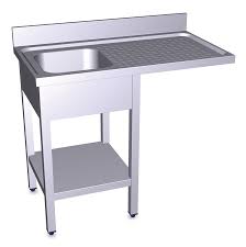 Did you scroll all this way to get facts about drain board sink? Stainless Steel Small Sink Unit For Dishwasher With Right Drain Board Fricosmos
