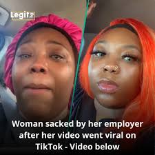 A single mother has lost her job after someone recorded a video of her and  shared it online and it went viral. Video below. Photo: TikTok/@kianolabel