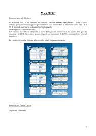Sezione contenente metodi gratuiti per il lotto ed il superenalotto. Calcolo 10 E Lotto