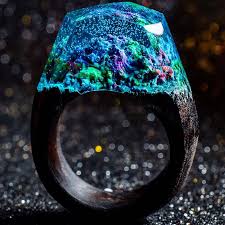 Secret Wood Magic Rings We Love Boho Wood Resin Jewelry Rings Magic Ring