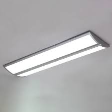 Modern Office Lighting L48 Xw11 8 Xh1 96 Aluminum Led Linear Flush Mount Light Fixture In Silver Finish 4 18w Rectangle Ceiling Mounted Light Beautifulhalo Com