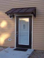 Give Your Door The Desired Cover With A Door Awning Decorifusta Door Awnings Front Door Awning Metal Awning