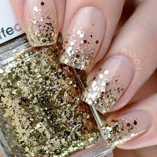 23 Gorgeous Glitter Nail Ideas For The Holidays Stayglam Gold Glitter Nails Glitter Nail Art Nails