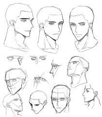 Now that we have the construction of the head covered, let's talk about the proportions in anime and manga art. Pin By Camille Yu On M Drawing Expressions Male Face Drawing Face Drawing Reference Anime Faces Expressions