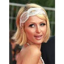 Bob With Headband Short Wedding Hair Short Hair Styles Headbands For Short Hair