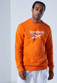 Buy Reebok Orange Classics Vector Sweatshirt For Men In Mena Worldwide Ft7315