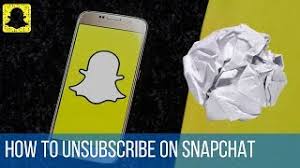 Tap and hold down on a story from the. How To Unsubscribe On Snapchat Youtube
