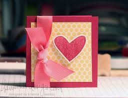 Easy and beautiful valentine day card made using regular craft paper. Easy Valentines Card Make A Card Monday 7 Youtube