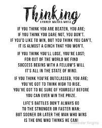 Thinking Powerful Motivational Poem Poster Motivational Poems Peace Quotes Inspirational Quotes Motivation