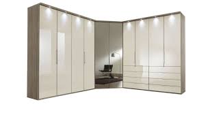 Eckkleiderschrank Magnolie Mit Schubladen Und Spiegel Tiko Eckkleiderschrank Schubladen Schrank