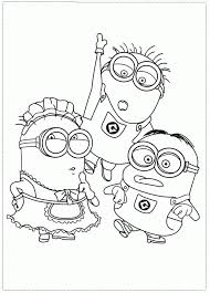 You can make the coloring session fun and interactive by narrating the stories or. Despicable Me Printable Coloring Pages Coloring Home