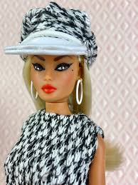 “Glamour A GoGo in Black and White" OOAK Doll, No. 123