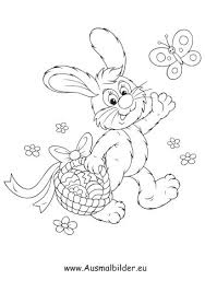 Osterhase Mit Osterkorb Zum Ausmalen Ausmalbilder Malvorlagen Ostern Osterhase Kindergarten In 2020 Malvorlage Hase Osterhase Malen Ausmalbilder Ostern