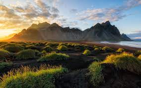 Choose from a curated selection of 4k wallpapers for your mobile and desktop screens. Black Sand Beach In Iceland Sunset Over Vestrahorn Batman Mountain 4k Ultra Hd Desktop Wallpapers For Computers Laptop Tablet And Mobile Phones 3840x2160 Wallpapers13 Com