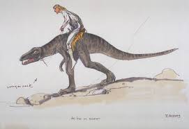 A Winterized Lizard Ralph Mcquarrie S Designs For The Tauntaun From The Empire Strikes Back 1980 Art Concept Art Ralph Mcquarrie