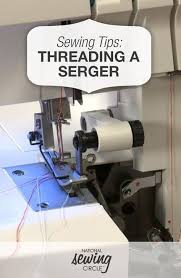 How To Thread A Serger Sewing Video Serger Sewing Sewing Circles Sewing Hacks
