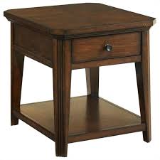 The skirt is simple with a panel design to the sides. Broyhill Estes Park 1 Drawer End Table Walmart Com Walmart Com