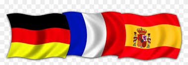 Click on the file and save it for free. French German And Spanish Flags Best Picture Of Flag Spain Flag Hd Png Download 1200x358 2437324 Pngfind