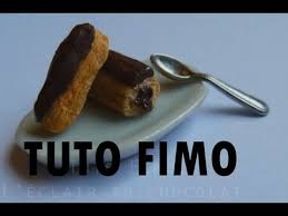 Tuto Fimo Eclair Au Chocolat Eclair Au Chocolat Tuto Fimo Fimo