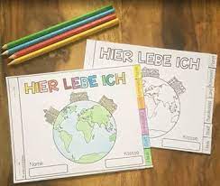 Hier Lebe Ich Flipbook Planet Kontinent Land Bundesland Stadt Haus Unterrichtsmaterial Im Fach Sachunterricht Teaching Geography Montessori Educational Toys Flip Book