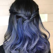 Close Ups Of A Cool Violet Infused Blue Grey Color Design Time For Your Fabulous Hair Makeover Hair Makeover Hair Experiment Japanese Hair Salon
