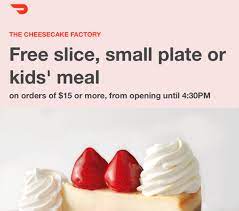 Gift your loved ones with gift cards starting for just $25. Doordash Free Offer Cheesecake Factory Points Miles Martinis