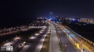 صور ليلية حديثة بعد انارة الكورنيش الجديد تمهيدا للافتتاح بحول الله Saudi Arabia Fun Fun Slide
